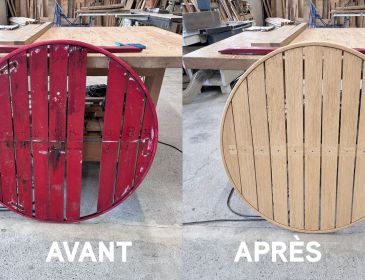 Réparation de meubles Nord. Menuiserie Lageard